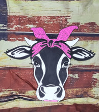 Load image into Gallery viewer, COW WITH BANDANA - Blank wood Cutout

