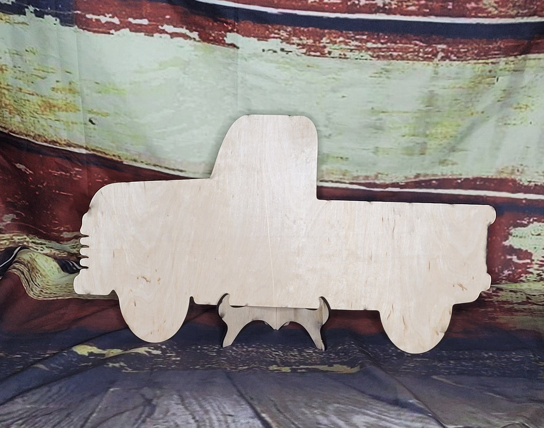 TRUCK - Blank wood Cutout