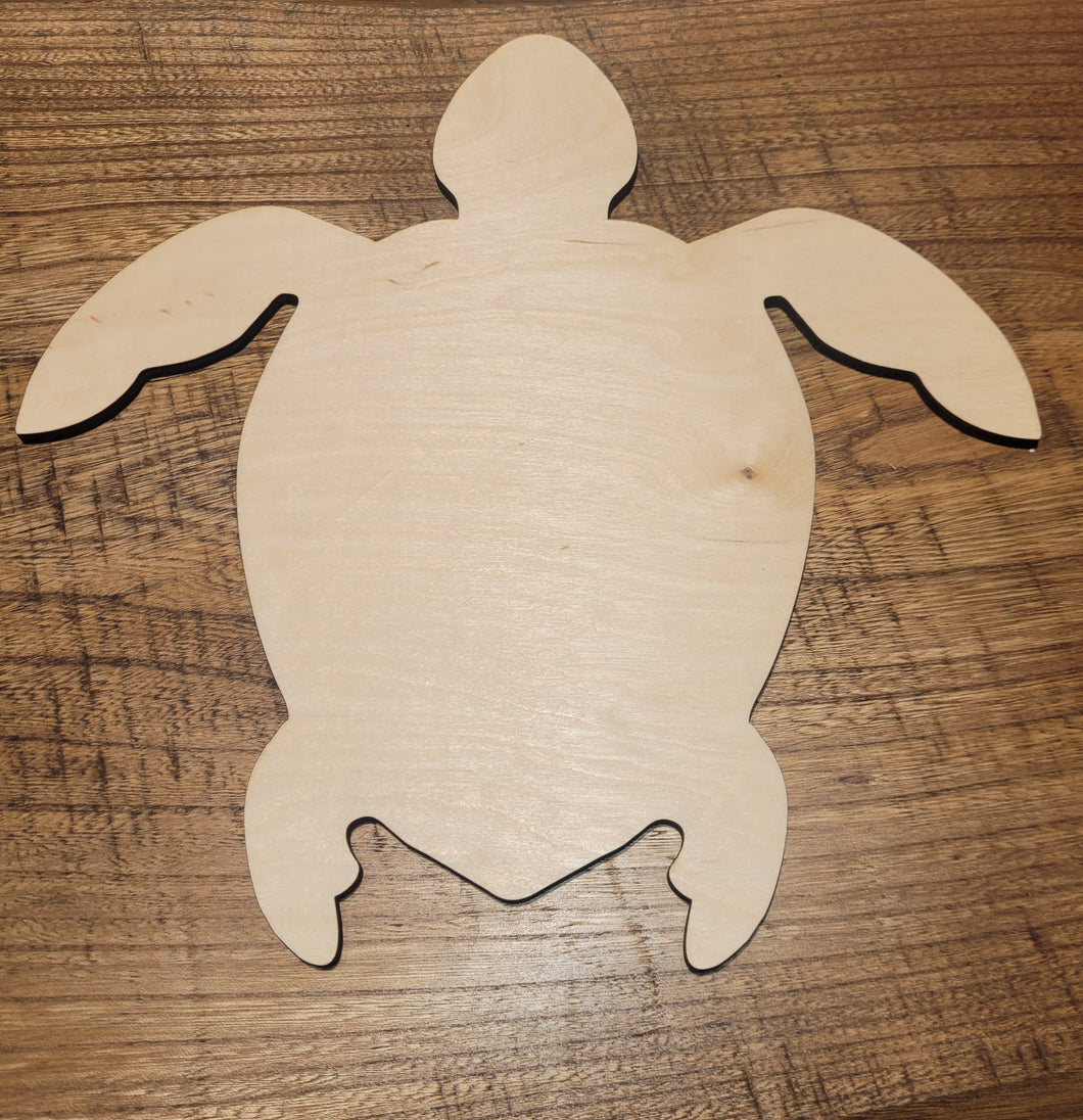 SEA TURTLE- Blank wood Cutout