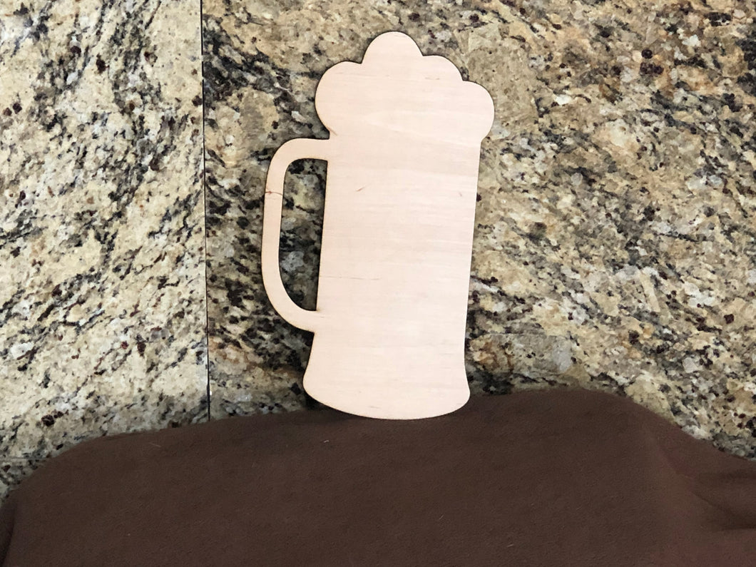 BEER MUG - Blank wood Cutout