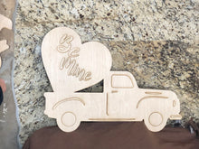 Load image into Gallery viewer, BE MINE TRUCK - Blank wood Cutout
