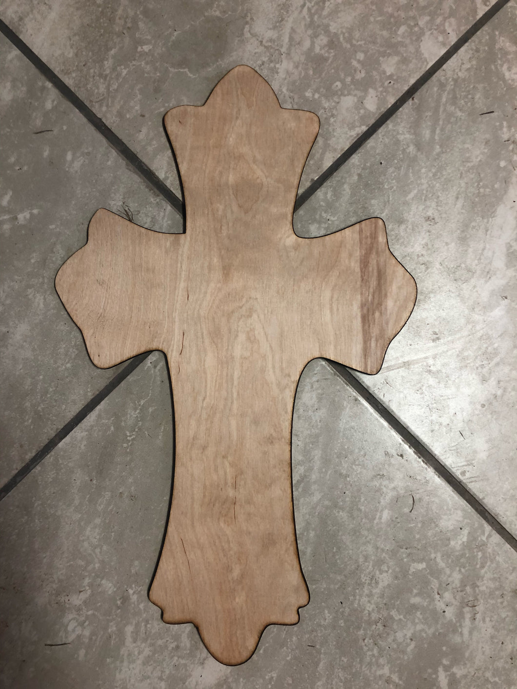 CROSS TRIPLE WHIMSICAL - Blank wood Cutout