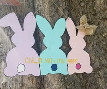 Load image into Gallery viewer, TRIPLE BUNNY - Blank wood Cutout
