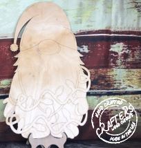 GNOME WITH LIGHTS - Blank wood Cutout