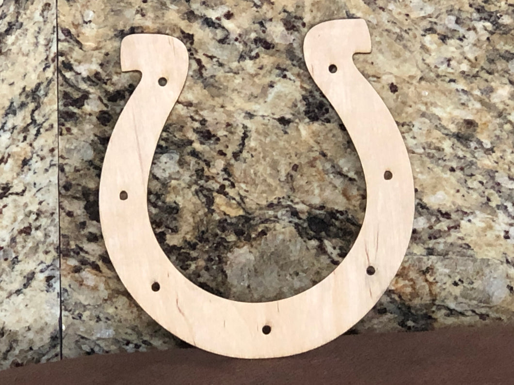 HORSE SHOE - Blank wood Cutout