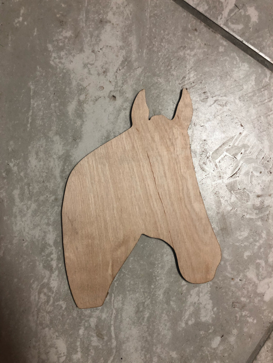 HORSE HEAD- Blank wood Cutout