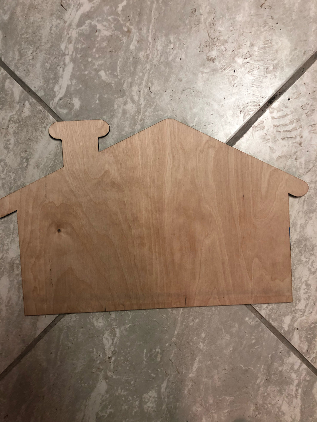 HOUSE - Blank wood Cutout