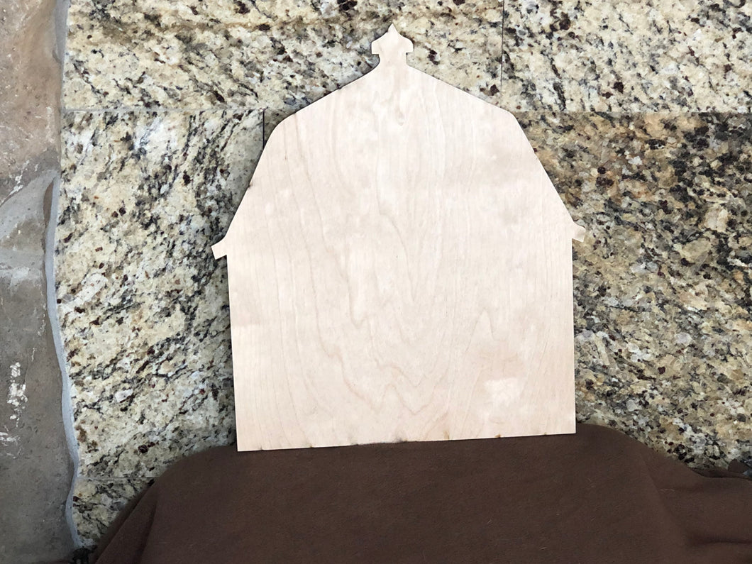 BARN - Blank wood Cutout