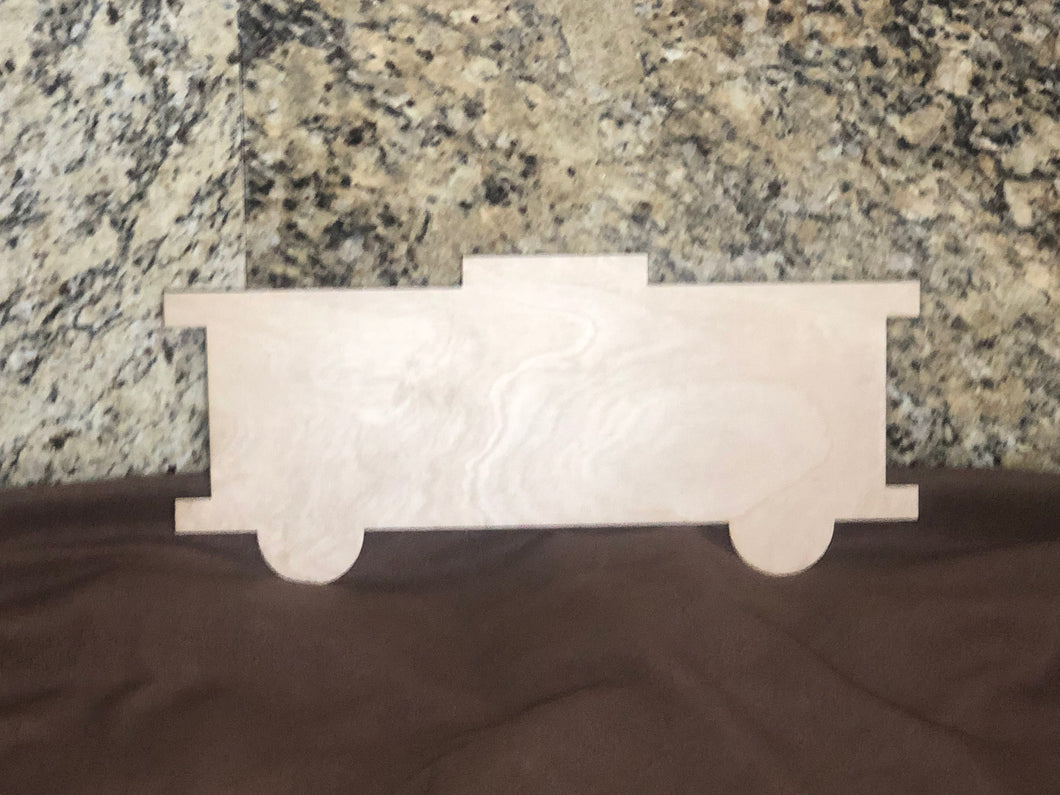 CABOOSE - Blank wood Cutout