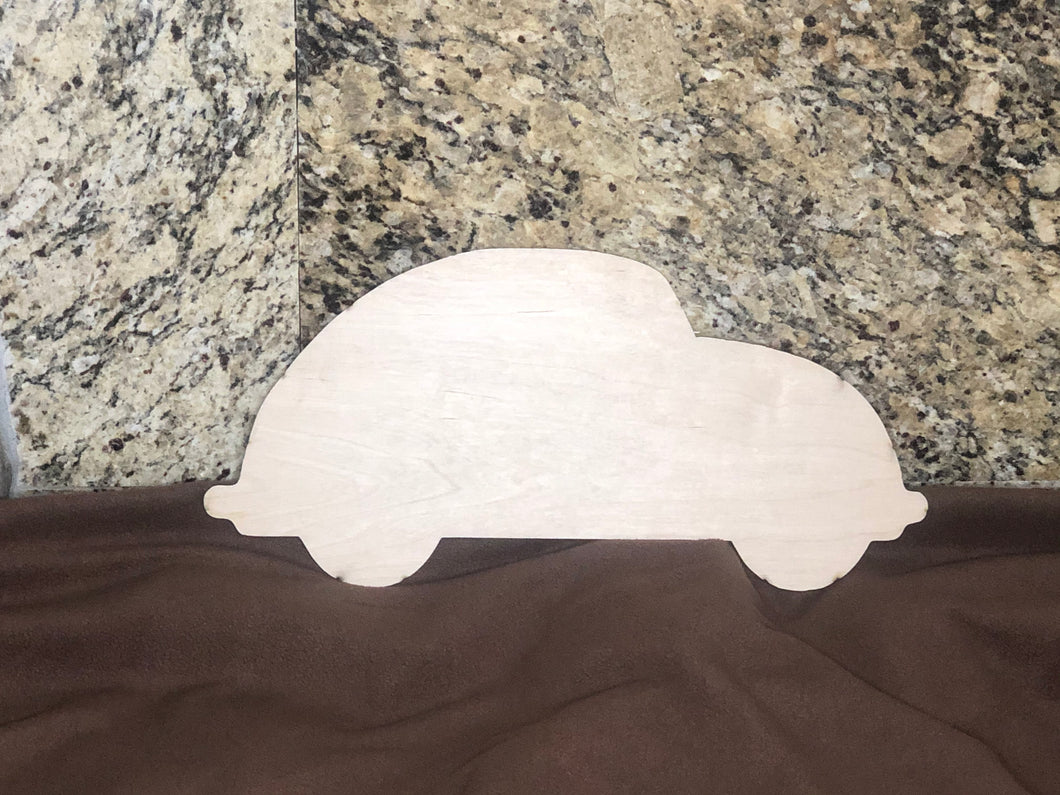 BUG CAR - Blank wood Cutout