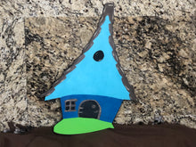 Load image into Gallery viewer, WHIMSICAL BIRD HOUSE - Blank wood Cutout
