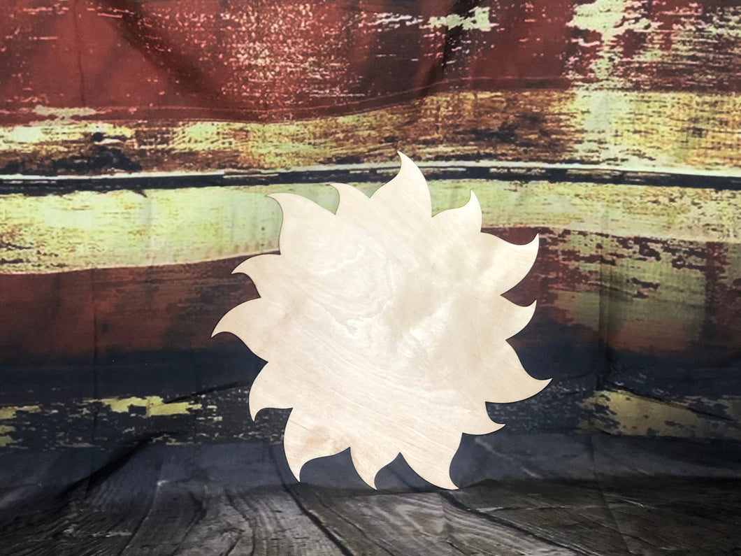 SUN - Blank wood Cutout