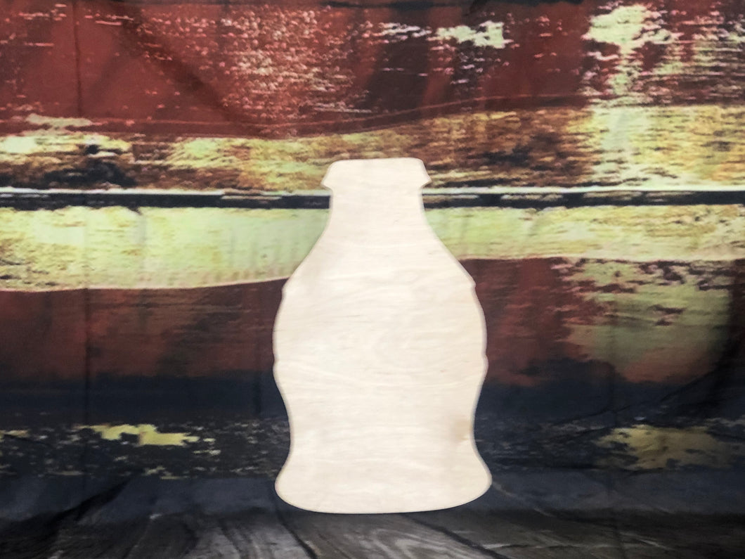 POP BOTTLE - Blank wood Cutout