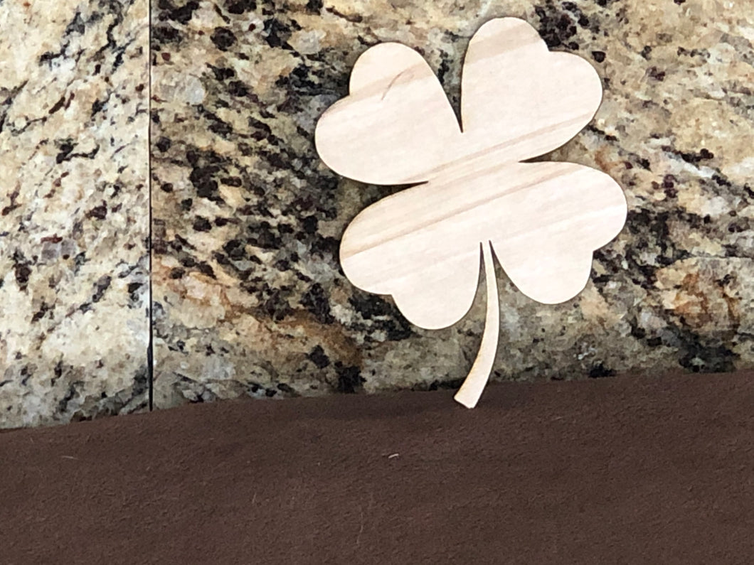 SHAMROCK - Blank wood Cutout