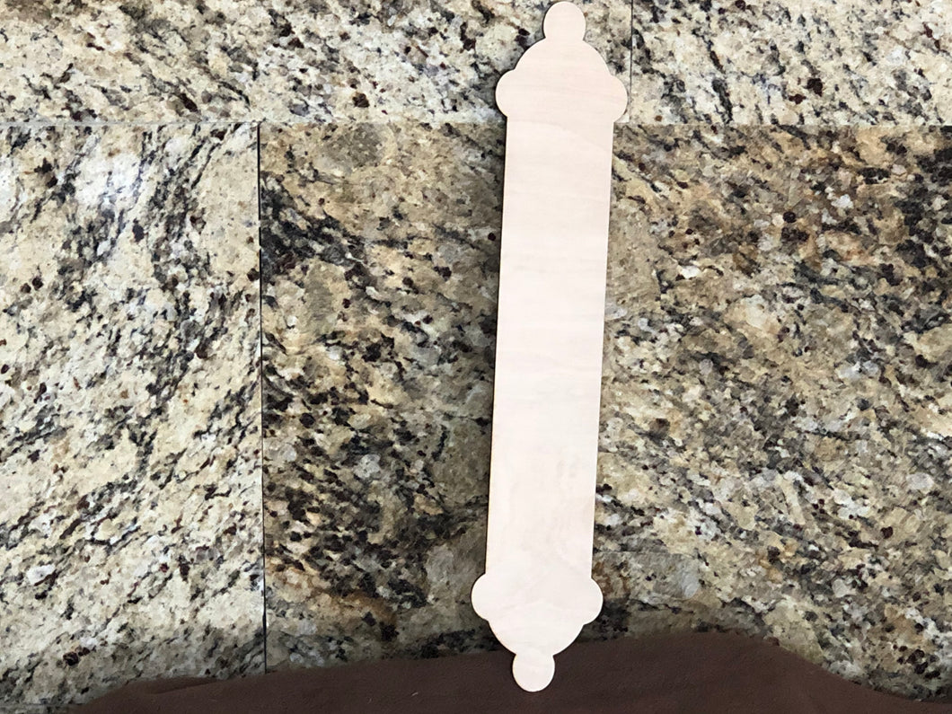 BARBER POLE - Blank wood Cutout