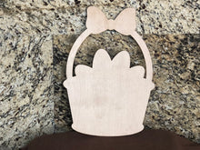 Load image into Gallery viewer, EASTER BASKET - Blank wood Cutout

