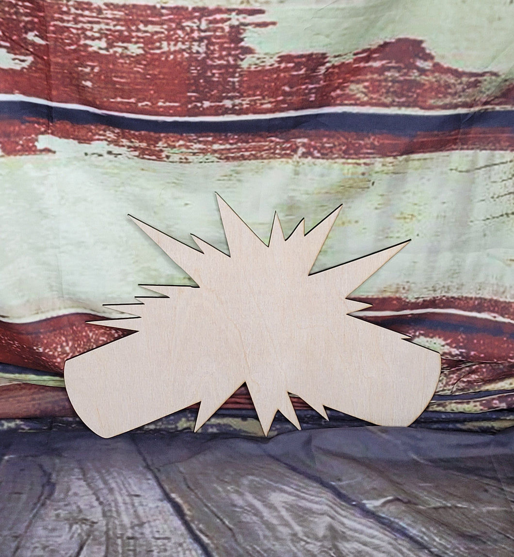 FIRE CRACKER - Blank wood Cutout