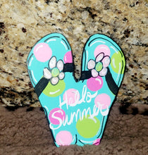 Load image into Gallery viewer, FLIP FLOPS - Blank wood Cutout
