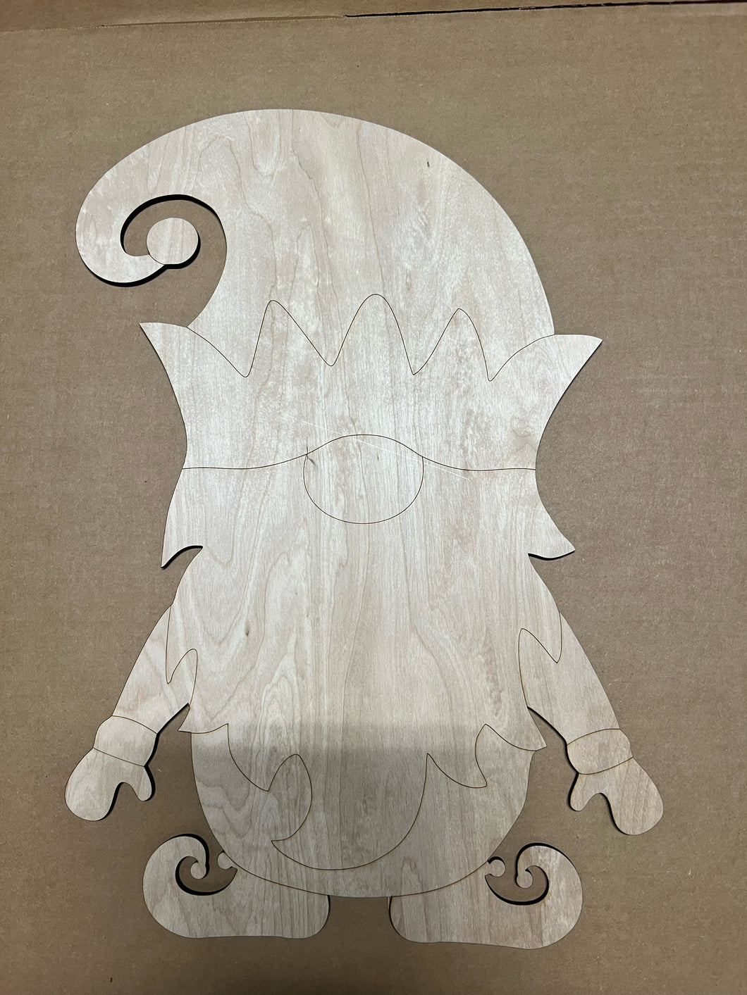 ELF GNOME  - Blank wood Cutout