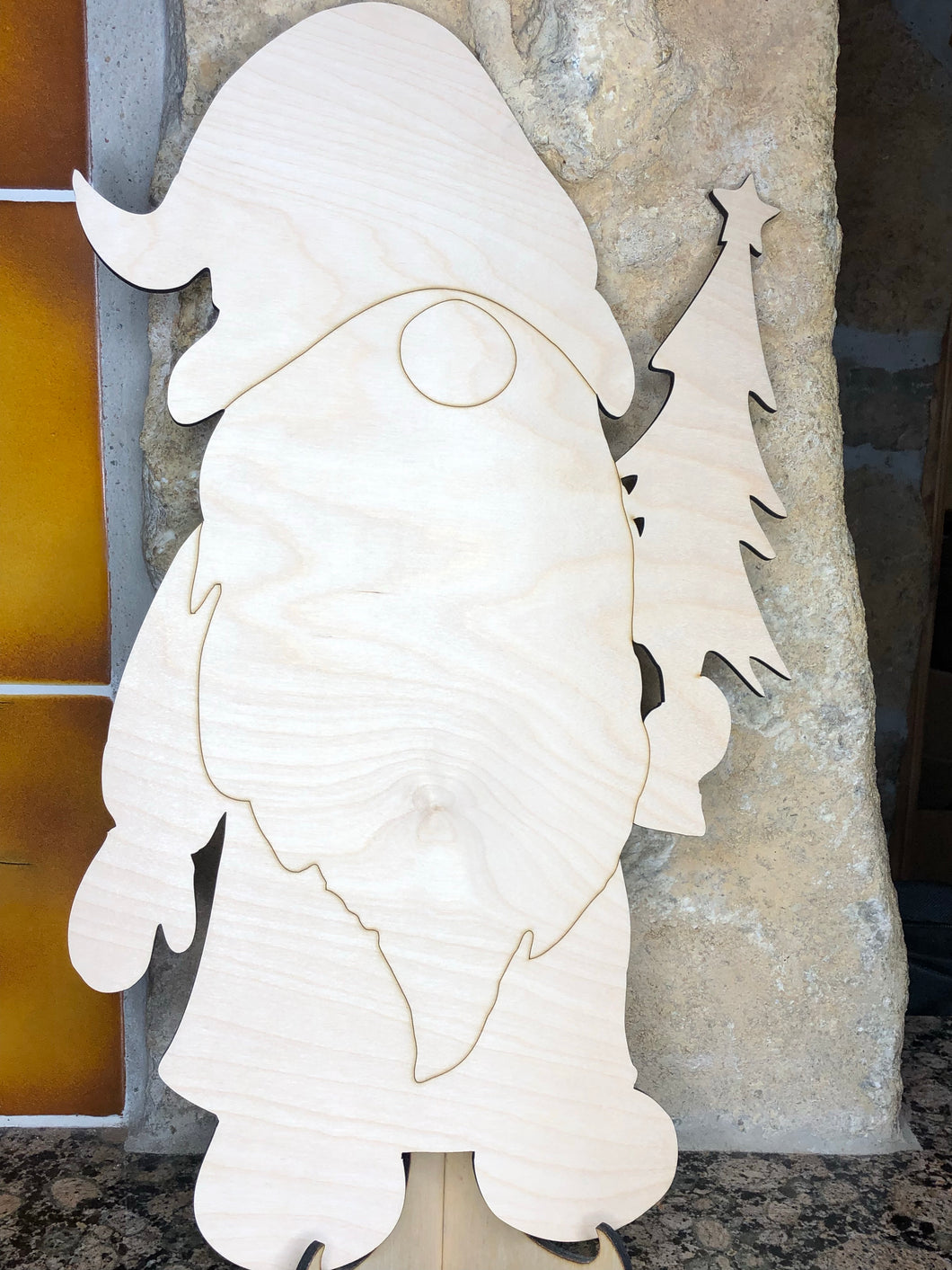 SANTA GNOMES - Blank wood Cutout