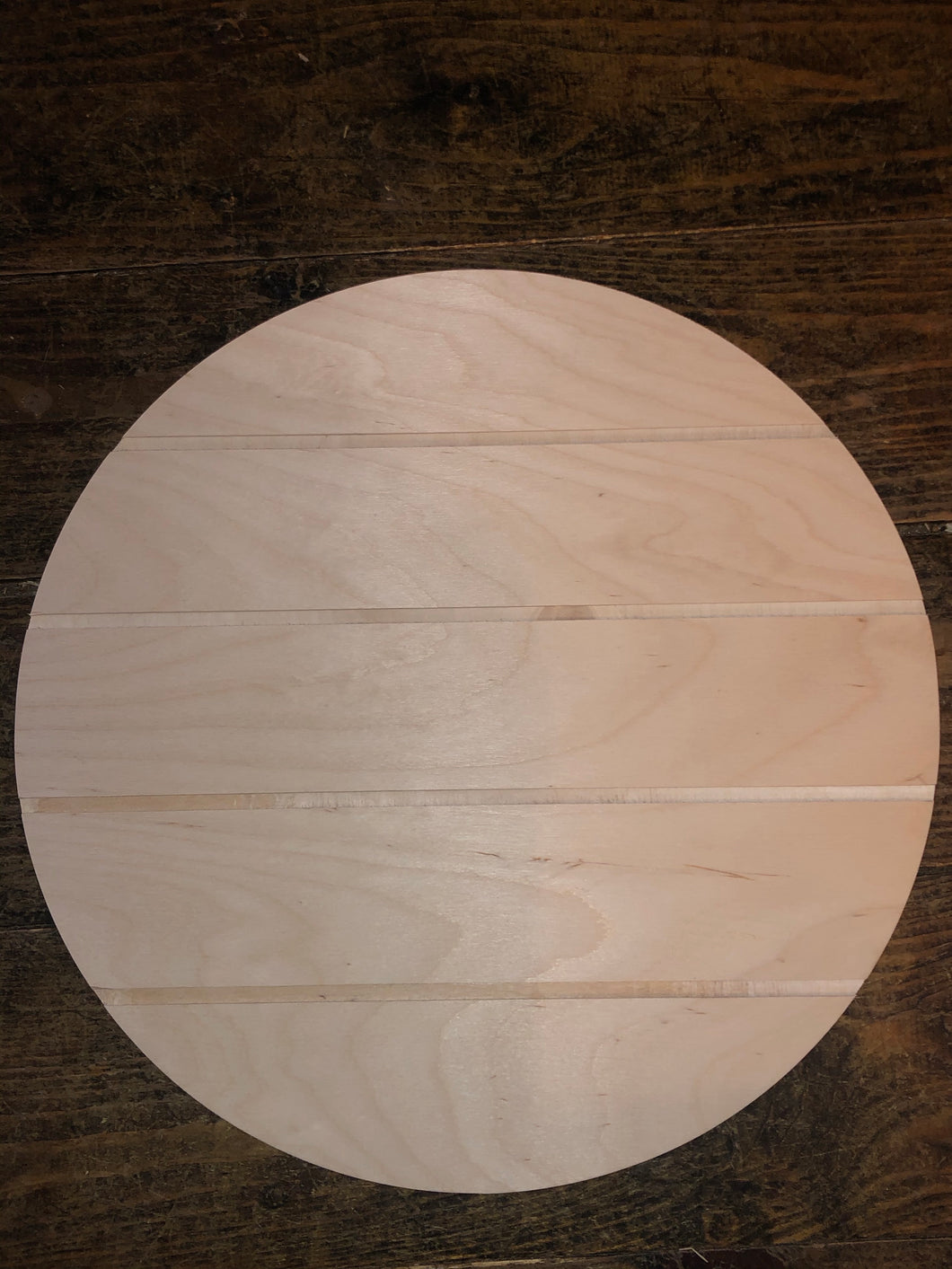 15 1/2 INCH SHIP LAP CIRCLE - Blank wood Cutout