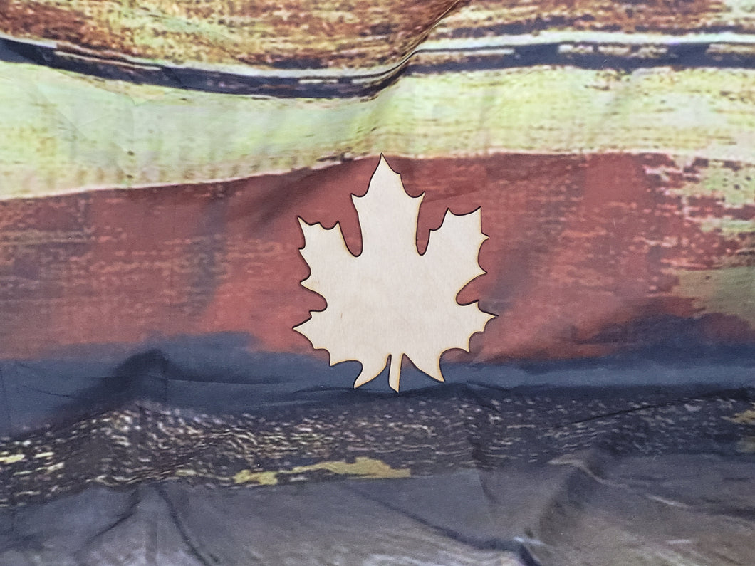 MAPLE LEAF - Blank wood Cutout