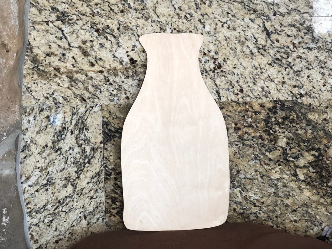 MILK JAR - Blank wood Cutout