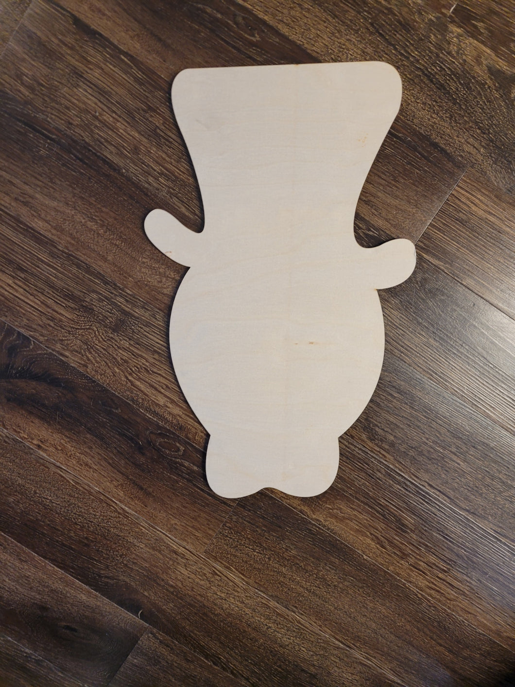 SKULL AND HAT - Blank wood Cutout