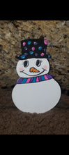 Load image into Gallery viewer, SNOWMAN- Blank wood Cutout

