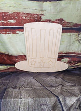 Load image into Gallery viewer, UNCLE SAMS HAT - Blank wood Cutout

