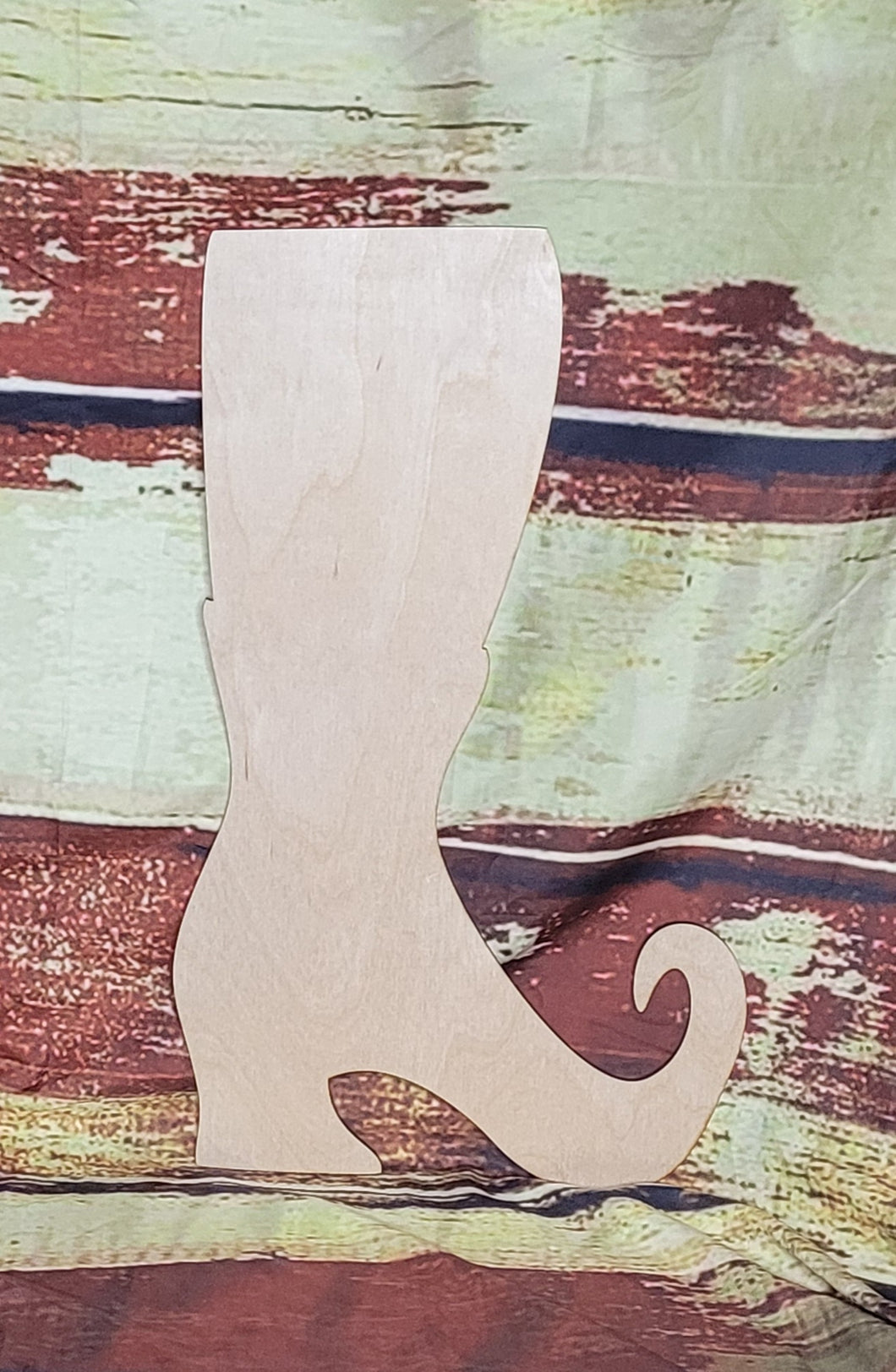 WITCHES BOOT - Blank wood Cutout